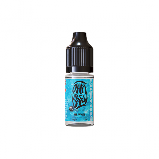 3mg Ohm Brew Balanced Blend 10ml Nic Salts (50VG/50PG) - Flavour: Mr White