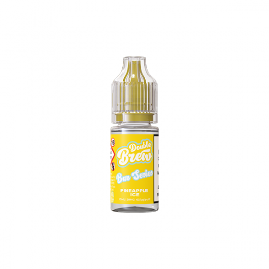 10mg Ohm Brew Bar Series Double Brew 10ml Nic Salts (50VG/50PG) - Flavour: Pineapple Ice