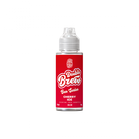 0mg Ohm Brew Bar Series Double Brew 100ml Shortfill (50VG/50PG) - Flavour: Cherry Ice