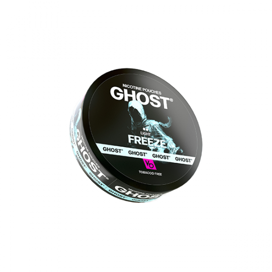 6mg Ghost Light Nicotine Pouches - 20 Pouches - Flavour: Freeze