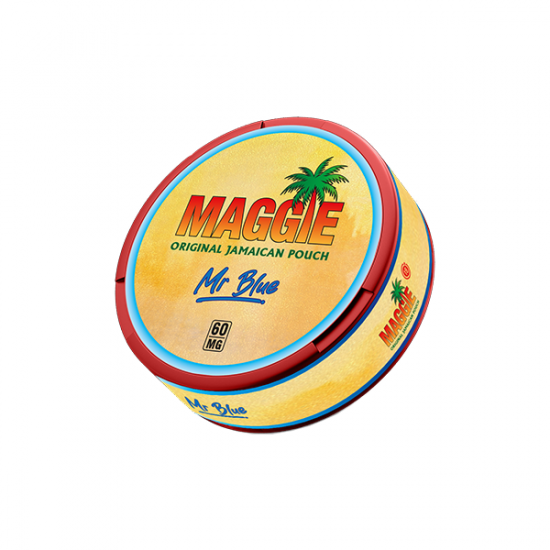 60mg Maggie Extreme Nicotine Pouches - 20 Pouches - Flavour: Mr Blue