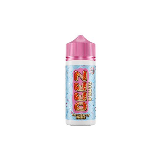 0mg Deez DNuts 100ml Shortfill (70VG/30PG) - Flavour: Strawberry Jam