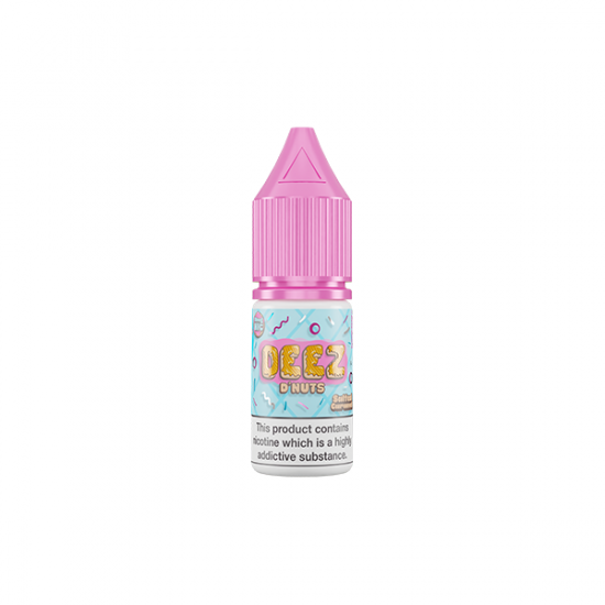 10mg Deez DNuts 10ml Nic Salts (50VG/50PG) - Flavour: Salted Caramel