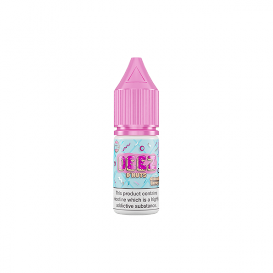 10mg Deez DNuts 10ml Nic Salts (50VG/50PG) - Flavour: Glazed Berry