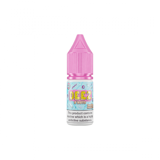 20mg Deez DNuts 10ml Nic Salts (50VG/50PG) - Flavour: Vanilla Custard