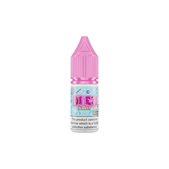 20mg Deez DNuts 10ml Nic Salts (50VG/50PG) - Flavour: Glazed Berry