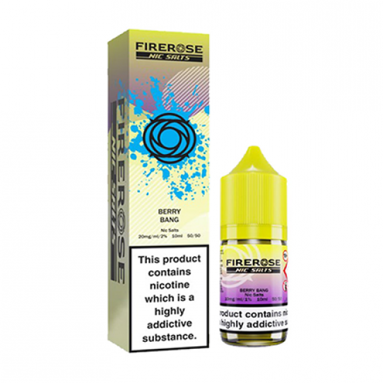 20mg Elux Firerose 5000 Nic salts 10ml (50VG/50PG) - Flavour: Berry Bang