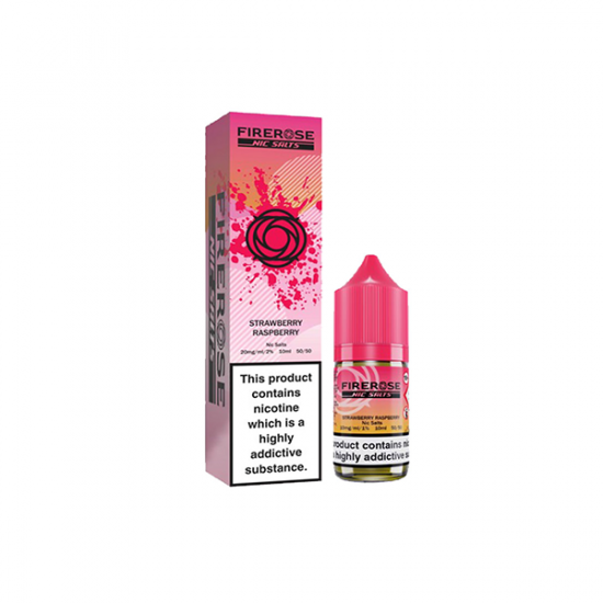 20mg Elux Firerose 5000 Nic salts 10ml (50VG/50PG) - Flavour: Strawberry raspberry