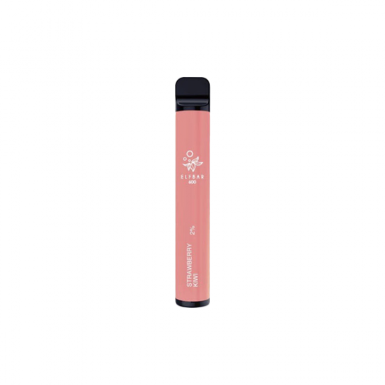 Expired :: 20mg ELF Bar Disposable Vape 600 Puffs - Flavour: Strawberry Kiwi (02/2024)