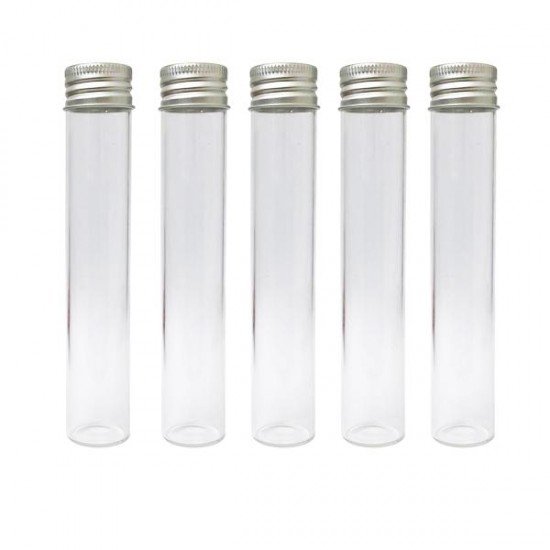 Glass Tube Joint Holder - with Silver Cap