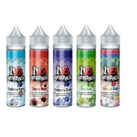 I VG Menthol 0mg 50ml Shortfill (70VG/30PG) - Flavour: Rainbow Blast