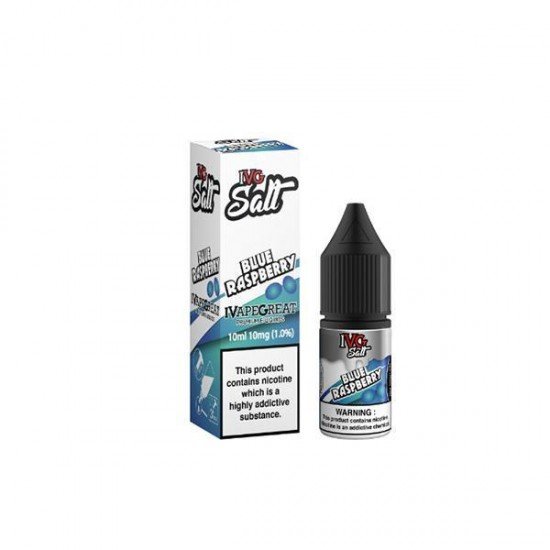 New! I VG Salt 20mg 10ml Nic Salt (50VG/50PG) - Flavour: Blue Raspberry