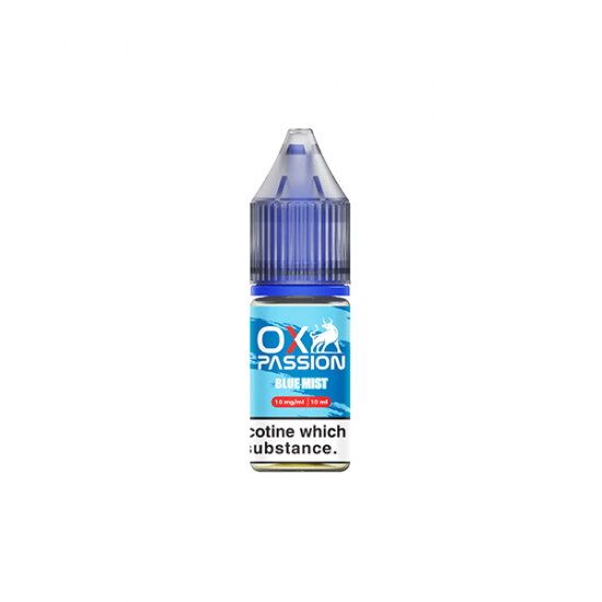 10mg OX Passion By OXVA 10ml Nic Salts (50VG/50PG) - Flavour: Blue Mist