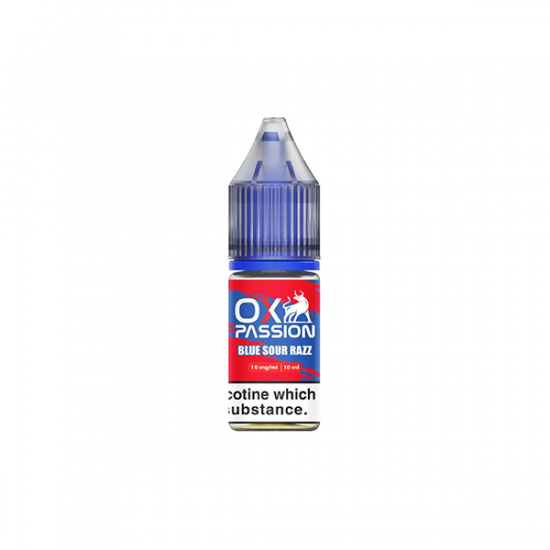 10mg OX Passion By OXVA 10ml Nic Salts (50VG/50PG) - Flavour: Blue Sour Razz