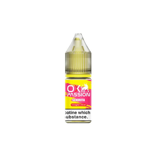 10mg OX Passion By OXVA 10ml Nic Salts (50VG/50PG) - Flavour: Senorita