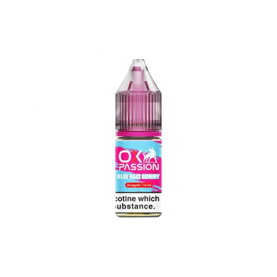 20mg OX Passion By OXVA 10ml Nic Salts (50VG/50PG) - Flavour: Blue Razz Gummy