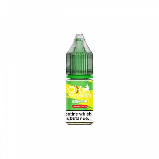 20mg OX Passion By OXVA 10ml Nic Salts (50VG/50PG) - Flavour: Lemon Lime