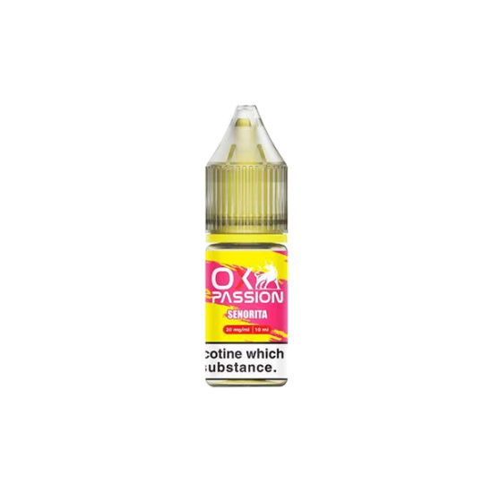 20mg OX Passion By OXVA 10ml Nic Salts (50VG/50PG) - Flavour: Senorita