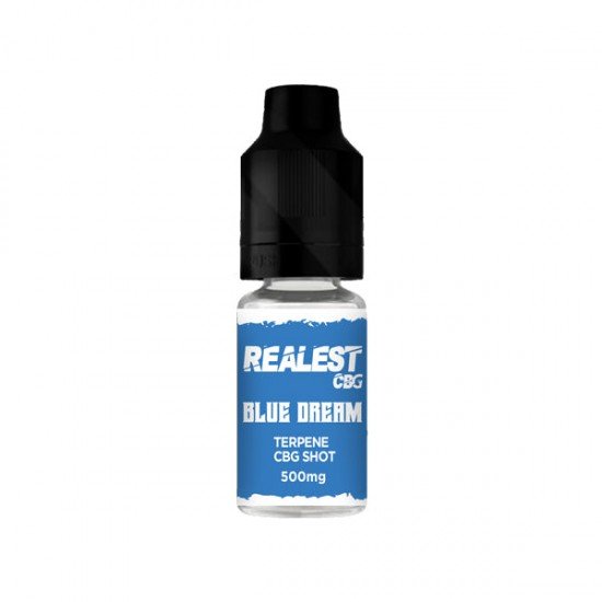 Realest CBD 500mg Terpene Infused CBG Booster Shot 10ml (BUY 1 GET 1 FREE) - Flavour: Blue Dream