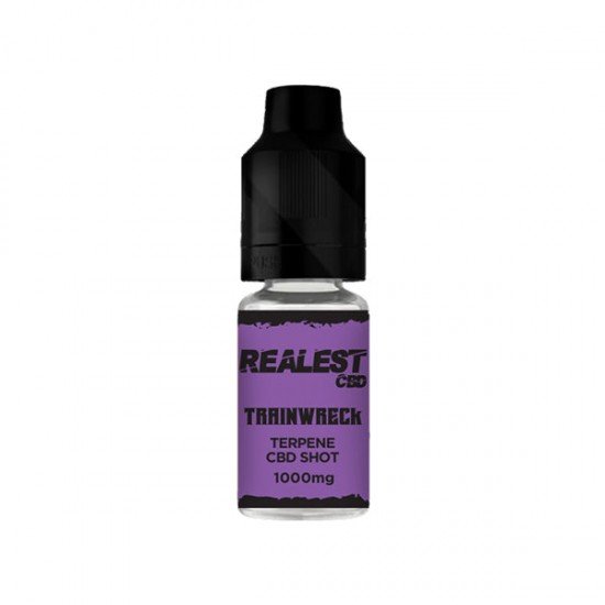 Realest CBD 1000mg Terpene Infused CBD Booster Shot 10ml (BUY 1 GET 1 FREE) - Flavour: Trainwreck