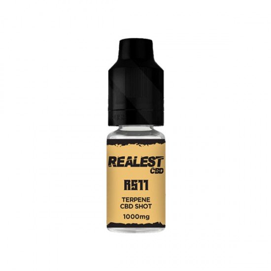 Realest CBD 1000mg Terpene Infused CBD Booster Shot 10ml (BUY 1 GET 1 FREE) - Flavour: RS11