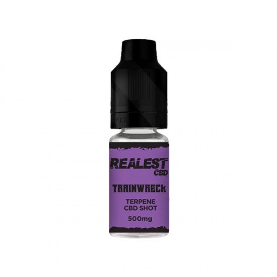 Realest CBD 500mg Terpene Infused CBD Booster Shot 10ml (BUY 1 GET 1 FREE) - Flavour: Trainwreck