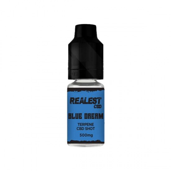Realest CBD 500mg Terpene Infused CBD Booster Shot 10ml (BUY 1 GET 1 FREE) - Flavour: Blue Dream
