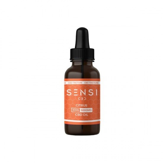 Sensi CBD 5000mg CBD Broad-Spectrum Tinture Oil 30ml - Flavour: Citrus