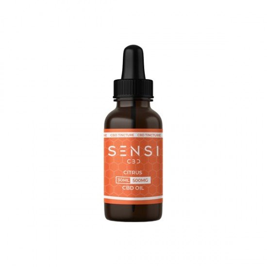 Sensi CBD 500mg CBD Broad-Spectrum Tinture Oil 30ml - Flavour: Citrus