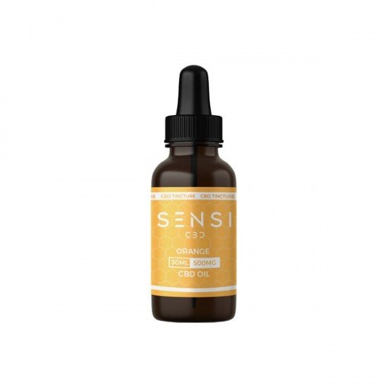 Sensi CBD 500mg CBD Broad-Spectrum Tinture Oil 30ml - Flavour: Orange