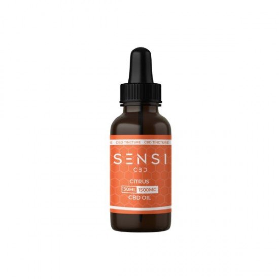 Sensi CBD 1500mg CBD Tinture Oil 30ml - Falvours: Citrus