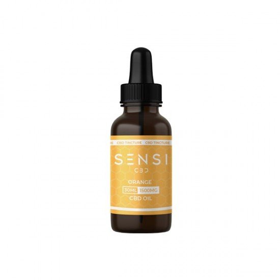 Sensi CBD 1500mg CBD Tinture Oil 30ml - Falvours: Orange