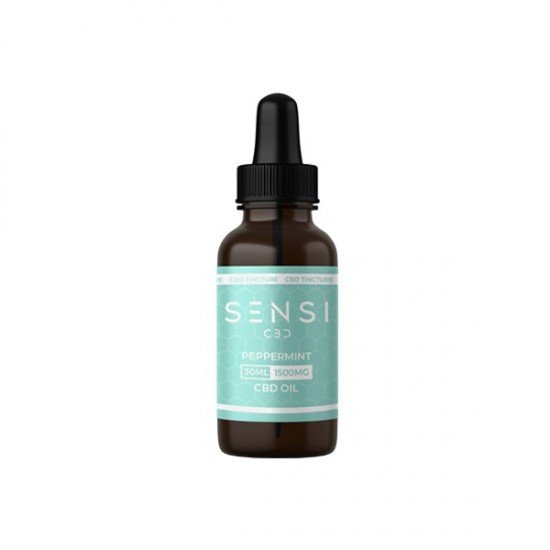 Sensi CBD 1500mg CBD Tinture Oil 30ml - Falvours: Peppermint