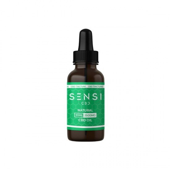 Sensi CBD 2500mg CBD Tinture Oil 30ml - Flavour: Natural