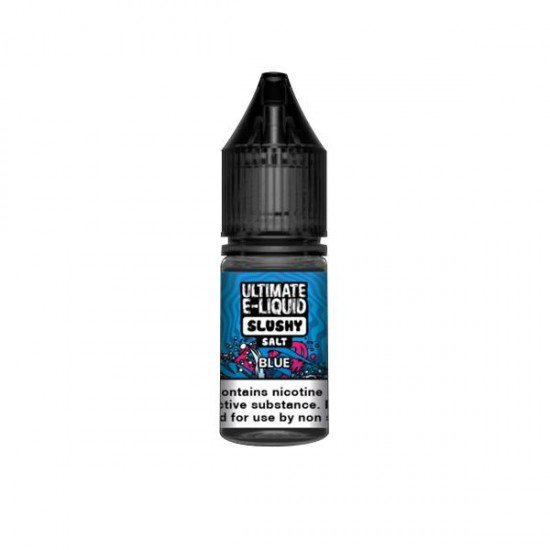 10mg Ultimate E-liquid Slushy Nic Salts 10ml (50VG/50PG) - Flavour: Blue