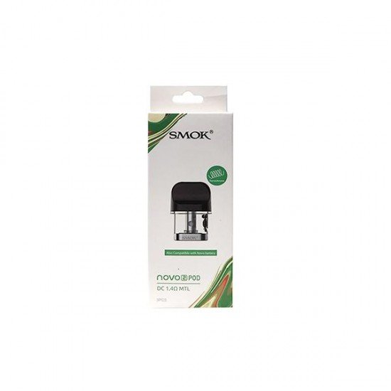 Smok Novo 2 Replacement Pods - MTL/Mesh/Quartz - Type: Quartz Coil 1.4 Ohm