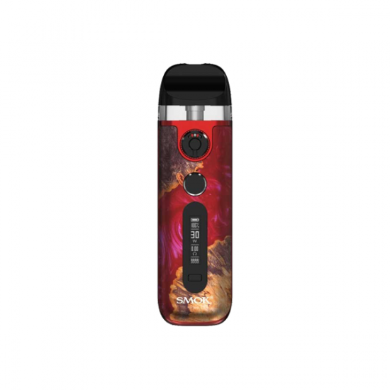 Smok Novo 5 Pod 30W Kit - Color: Red Stabilising Wood