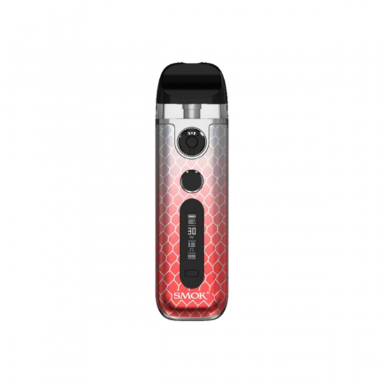 Smok Novo 5 Pod 30W Kit - Color: Silver Red Cobra