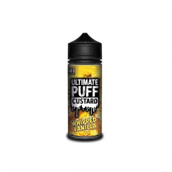 Ultimate Puff Custard 0mg 100ml Shortfill (70VG/30PG) - Flavour: Whipped Vanilla