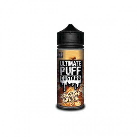 Ultimate Puff Custard 0mg 100ml Shortfill (70VG/30PG) - Flavour: Boston Cream