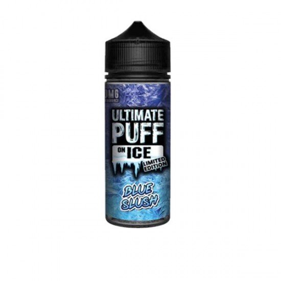 Ultimate Puff On Ice 0mg 100ml Shortfill (70VG/30PG) - Flavour: Blue Slush