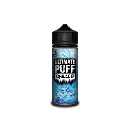 Ultimate Puff Chilled 0mg 100ml Shortfill (70VG/30PG) - Flavour: Chilled Blue Raspberry