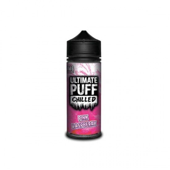 Ultimate Puff Chilled 0mg 100ml Shortfill (70VG/30PG) - Flavour: Chilled Pink Raspberry