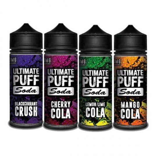 Ultimate Puff Soda 0mg 100ml Shortfill (70VG/30PG) - Flavour: Original Cola