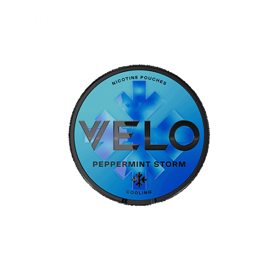 17mg Velo Slim Ultra Strength Nicotine Pouches - 20 Pouches - Flavour: Peppermint Storm