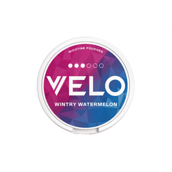 10mg Velo Slim Strong Strength Nicotine Pouches - 20 Pouches - Flavour: Winter Watermelon