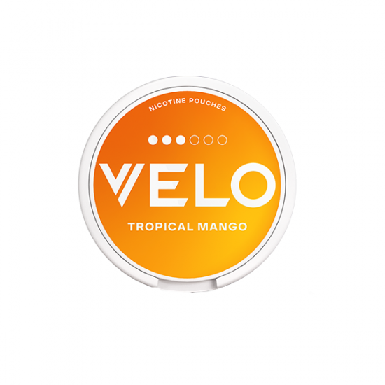 10mg Velo Slim Strong Strength Nicotine Pouches - 20 Pouches - Flavour: Tropical Mango