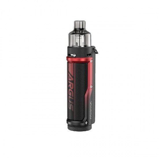 Voopoo Argus Pro Pod Kit - Color: Litchi Leather & Red