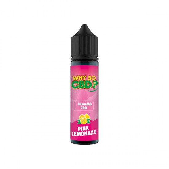 Why So CBD? 1000mg Full Spectrum CBD E-liquid 60ml - Flavour: Pink Lemonaze