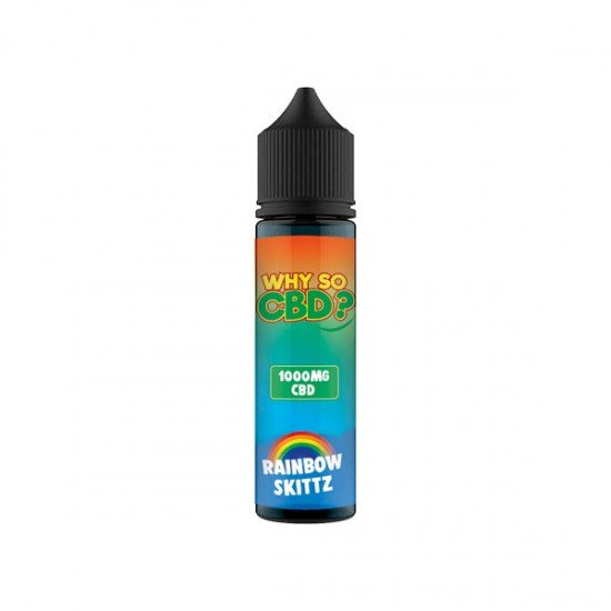 Why So CBD? 1000mg Full Spectrum CBD E-liquid 60ml - Flavour: Rainbow Skittz